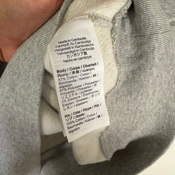 J Crew Heritage Fleece Oversized Crewneck Sweatshirt US Women's S New - Picture 5 of 7